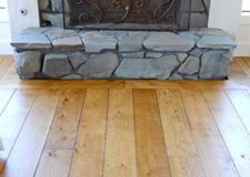 White Oak Oiled Floor Installation at Residence, San Rafael