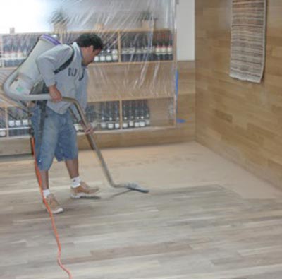 Terzo Restaurant, Walnut Oiled Wood Floor Refinish & Maintenance, San Francisco, CA