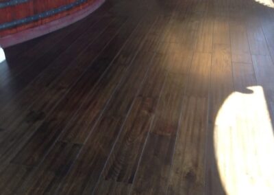 Re-Oiled Wine Bar Floor