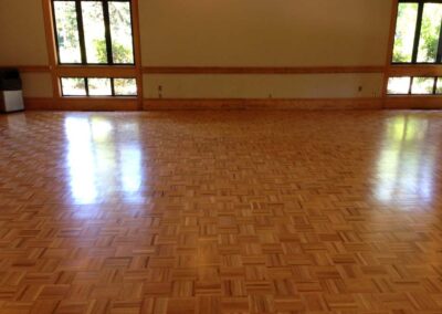 Parquet Flooring at Community Center, Marinwood, CA