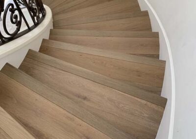 Royal Oak Designer Line | Matte Saffron White Oak | installed in this beautiful Tiburon home | Tamalpais Hardwood Floors