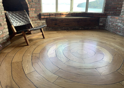 Custom Hickory Installed in Historical Home | Projects | Tamalpais Hardwood Floors