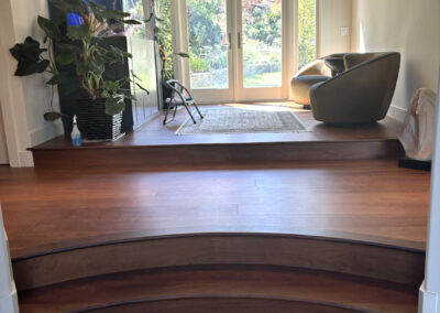 Royal Mahogany, Antiroba – Installed and coated in Novato residence.