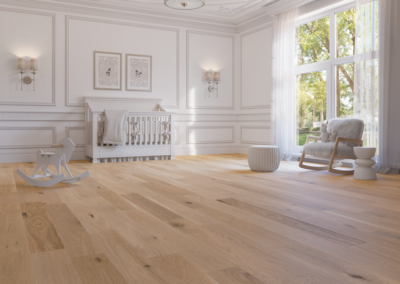 Mirage Blanc Collection | White Oak Rocking Horse